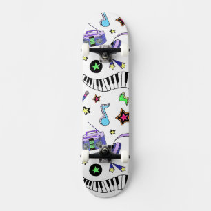 Schalten Sie die Musik hoch Skateboard