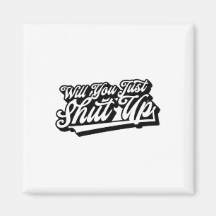 Schalten Sie einfach die lustige Anti-Trump Retro  Magnet