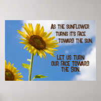 Schalten Sie mit Sonnenblumen unser Gesicht zum Zi