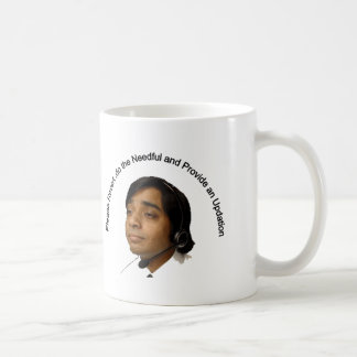 Schalten Sie nötiges Updation um Kaffeetasse