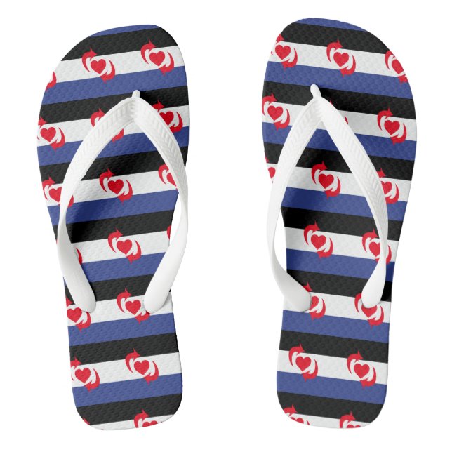 Schalten Sie Stolz Flip Flops (Fußbett)