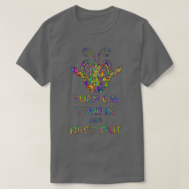 SCHALTEN SIE TUNE EIN UND SCHLIESSEN SIE AUS V2 T-Shirt (Design vorne)