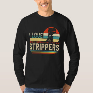 Schalter sind Trippin-Elektro-Motor T-Shirt