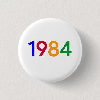 Schaltfläche 1984 - Pinback Button