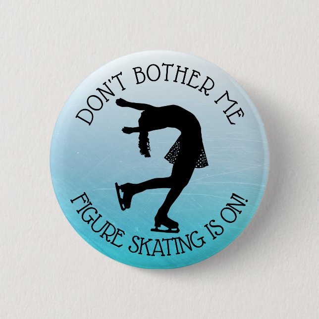 Schaltfläche "Abbildung Ice-Skaten-Drucktaste-Spaß Button (Vorderseite)