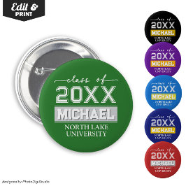 Schaltfläche Abschluss bearbeiten mit Name & Schul Button