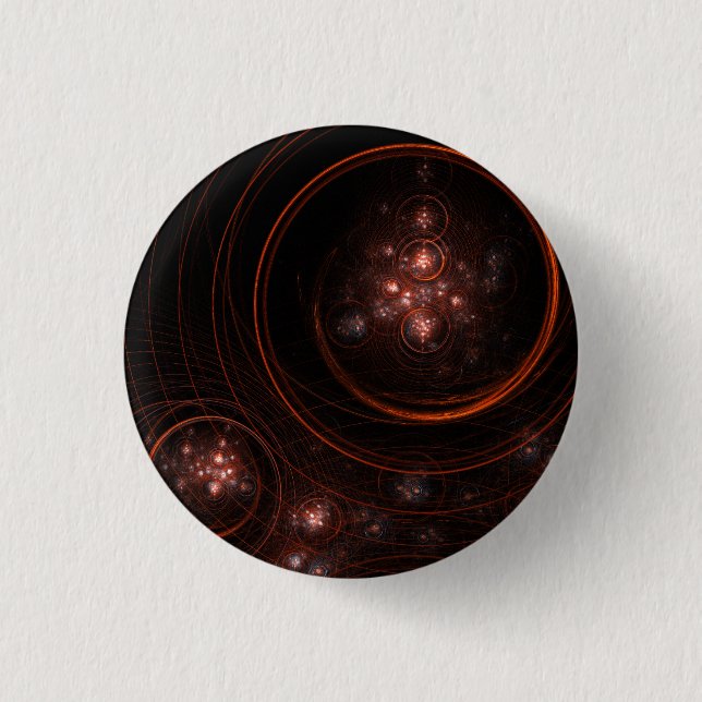 Schaltfläche "Abstrakte Art" (rund) Button (Vorderseite)