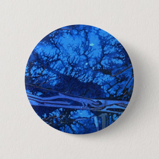 Schaltfläche "Abstrakte Gewässer #3" Button (Vorderseite)