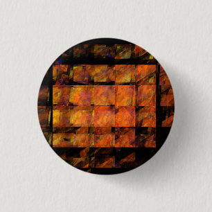 Schaltfläche "Abstrakte Kunst der Wand" (rund) Button