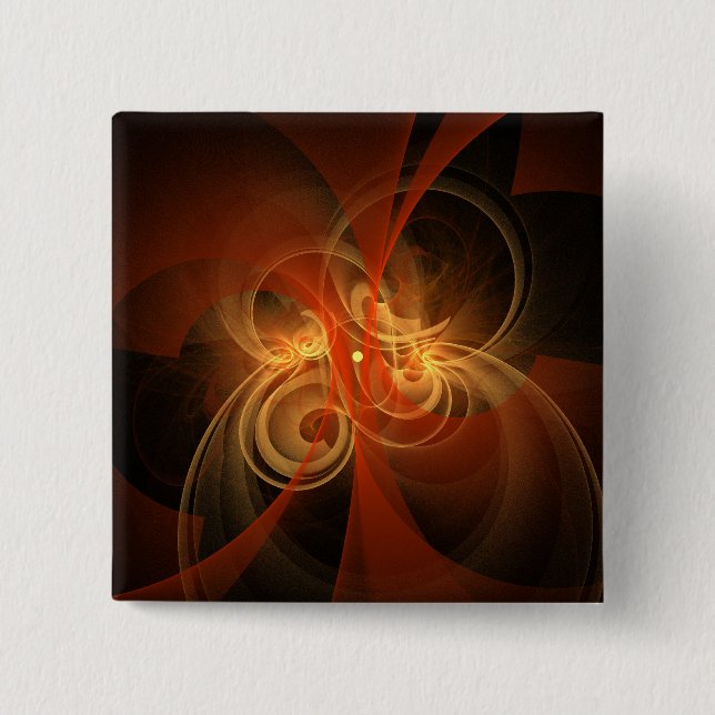 Schaltfläche "Abstrakte Kunst" des Morning Magic ( Button (Vorderseite)