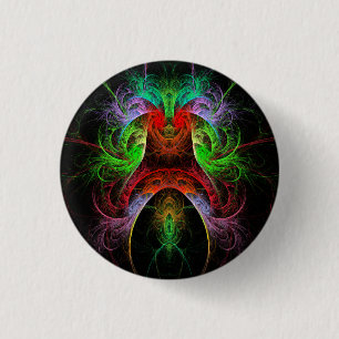 Schaltfläche Abstrakte Kunst (rund) Button