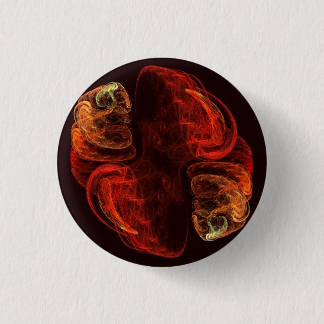 Schaltfläche Abstrakte Metamorphose (rund) Button (Vorderseite)