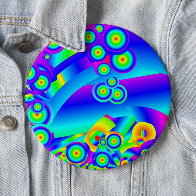 Schaltfläche "abstrakte Ozeanwellen" Button (Beispiel)
