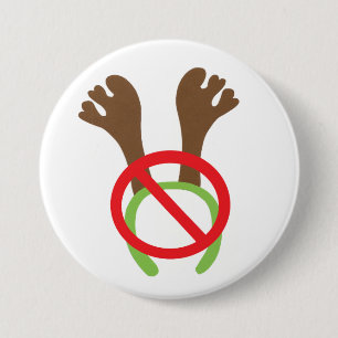 Schaltfläche / Abzeichen - lustiges Weihnachtsthem Button
