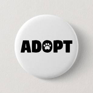 Schaltfläche "adoptier-Rescue-Hund" Button