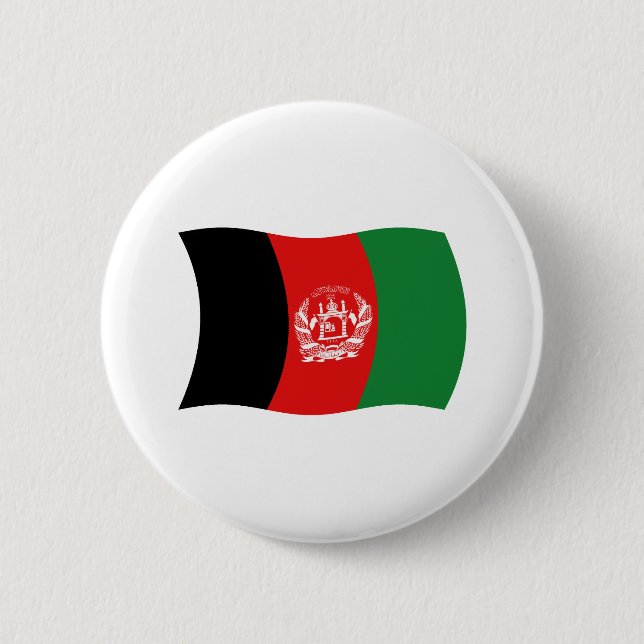 Schaltfläche Afghanistan Flag Button (Vorderseite)