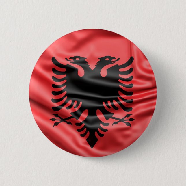 Schaltfläche "Albanien" Button (Vorderseite)