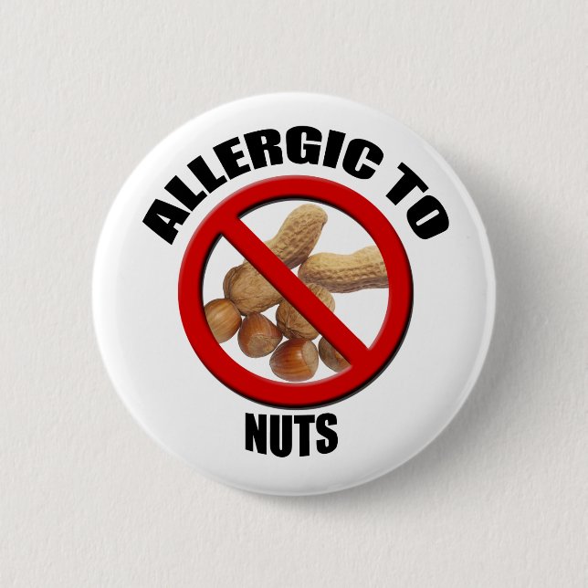 Schaltfläche "Allergische Reaktion auf den medizin Button (Vorderseite)