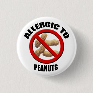 Schaltfläche "Allergische Reaktion auf Erdnüsse  Button