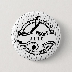 Schaltfläche "Alto Singer Musical Note" Button