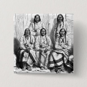 Schaltfläche amerikanische Ureinwohner Button