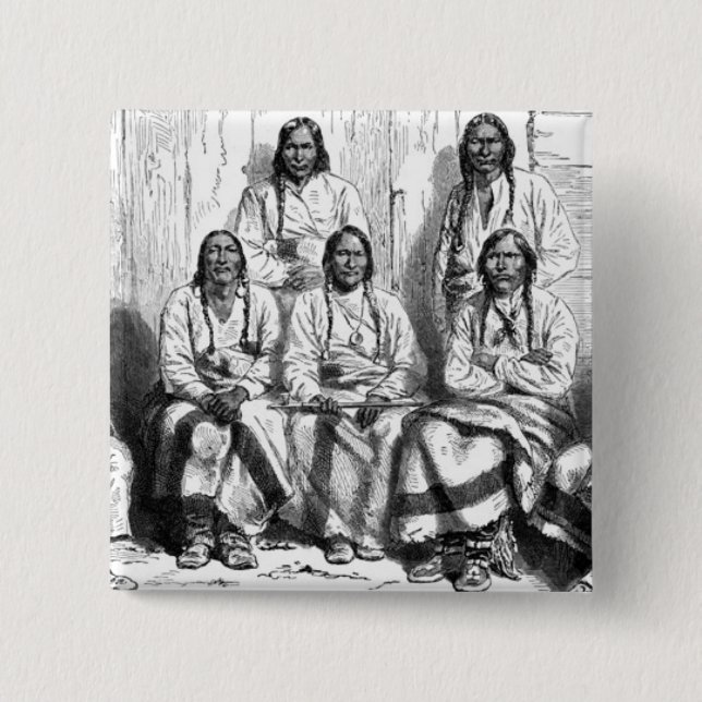Schaltfläche amerikanische Ureinwohner Button (Vorderseite)