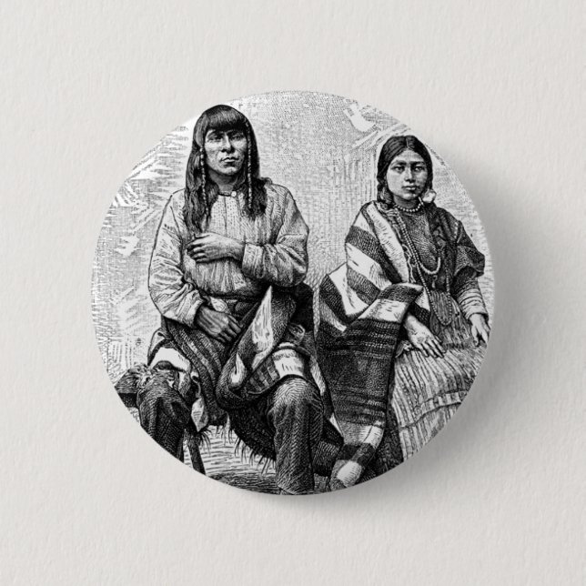 Schaltfläche amerikanische Ureinwohner Button (Vorderseite)