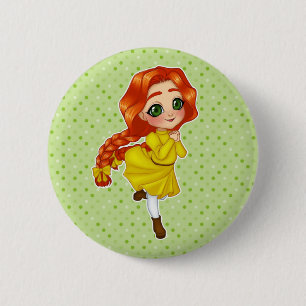 Schaltfläche Anne Shirley (Anne of Green Gables) Button