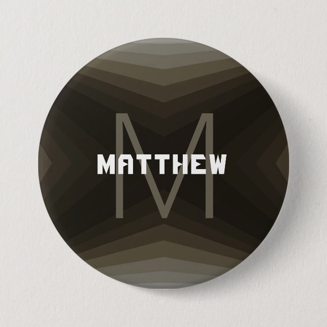 Schaltfläche Anpassbar braun - HAMbyWG Button (Vorderseite)