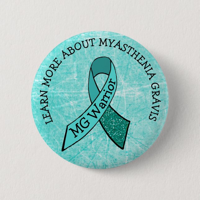 Schaltfläche "aquamarine MG-Warrior-Anzeige" Button (Vorderseite)