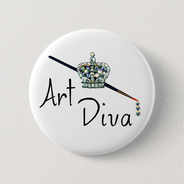 Schaltfläche "Art Diva" Button (Vorderseite)
