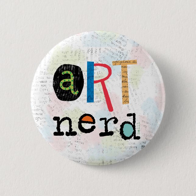 Schaltfläche Art Nerd Button (Vorderseite)
