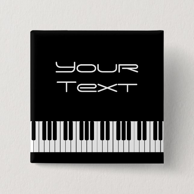 Schaltfläche auf der Rückseite des Piano-Buttons Button (Vorderseite)