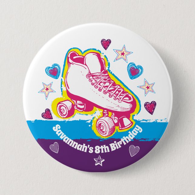 Schaltfläche auf der Rückseite des Skate zum Gebur Button (Vorderseite)
