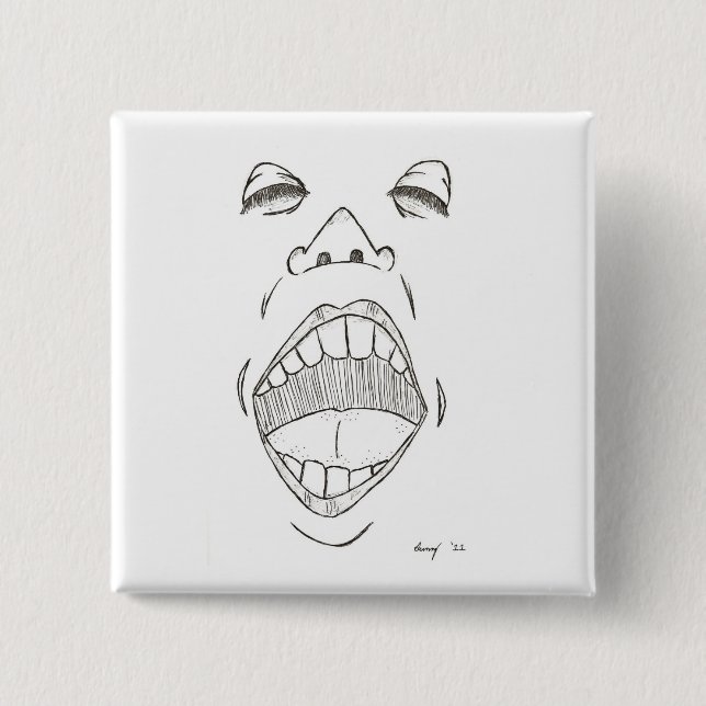 Schaltfläche "Ausrufen" Button (Vorderseite)