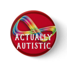 Schaltfläche "Autistic Infinity Autistic Pride"