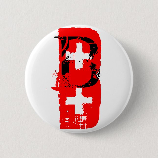 Schaltfläche B+ Bluttyp Button (Vorderseite)