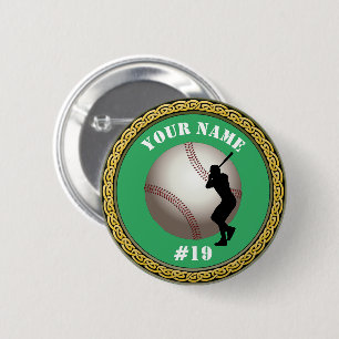 Schaltfläche - Baseball - Name und Nummer hinzufüg Button