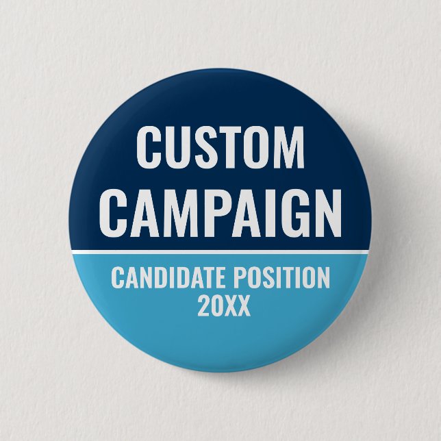 Schaltfläche "Benutzerdefinierte Kampagnenvorlage  Button (Vorderseite)