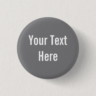 Schaltfläche "Benutzerdefinierter grauer Text" Button