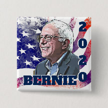 Schaltfläche "Bernie Sanders Support" für 2020