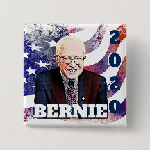 Schaltfläche "Bernie Sanders Support" für 2020