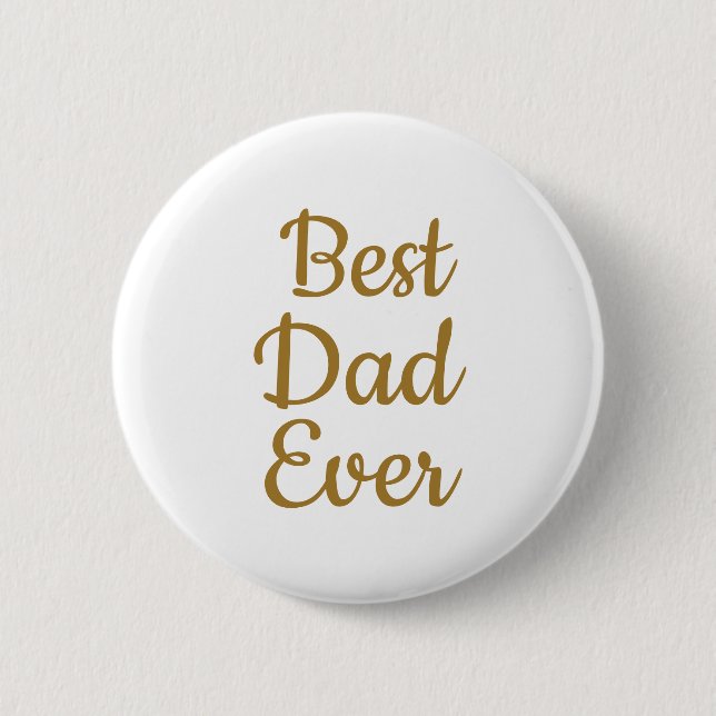 Schaltfläche "Bester Papa je" Button (Vorderseite)