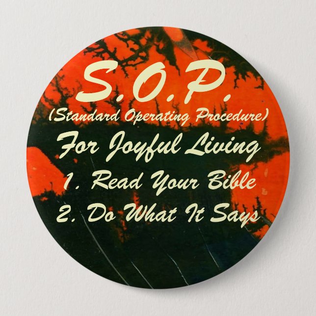 Schaltfläche "Bible S.O.P." Button (Vorderseite)