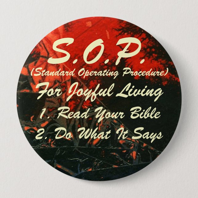 Schaltfläche "Bible S.O.P." Button (Vorderseite)