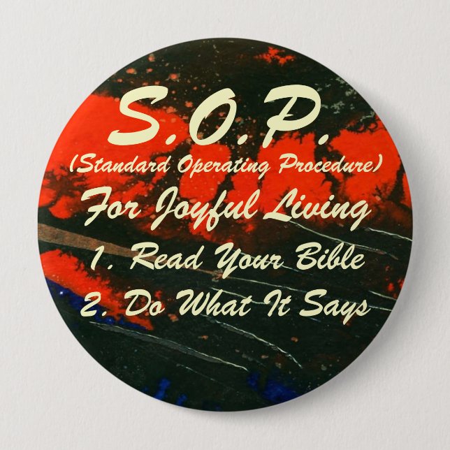Schaltfläche "Bible S.O.P." Button (Vorderseite)