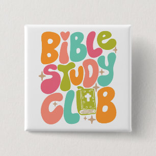 Schaltfläche "Bible Study Club Colorful Square" Button