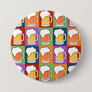 Schaltfläche "BIER Pop Art" Button
