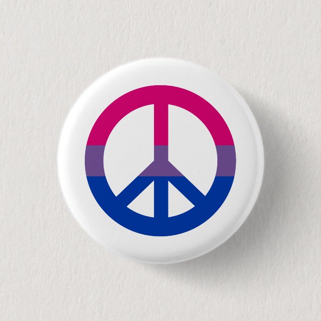 Schaltfläche "Bisexuelle Flagge" Button (Vorderseite)