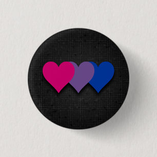 Schaltfläche "Bisexuelle Flagge" Button